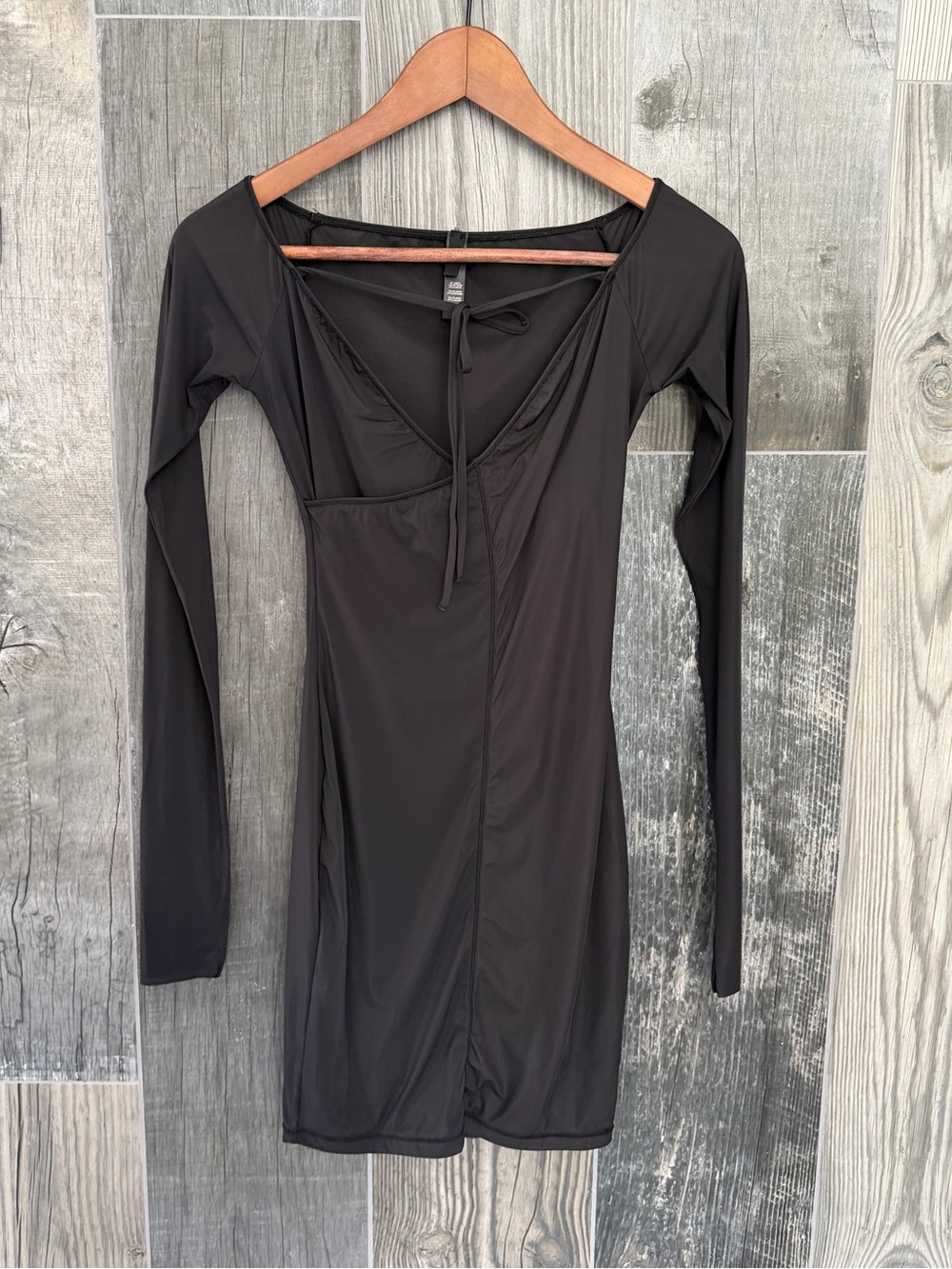 SKIMS Jelly Sheer Off Shoulder Mini Dress